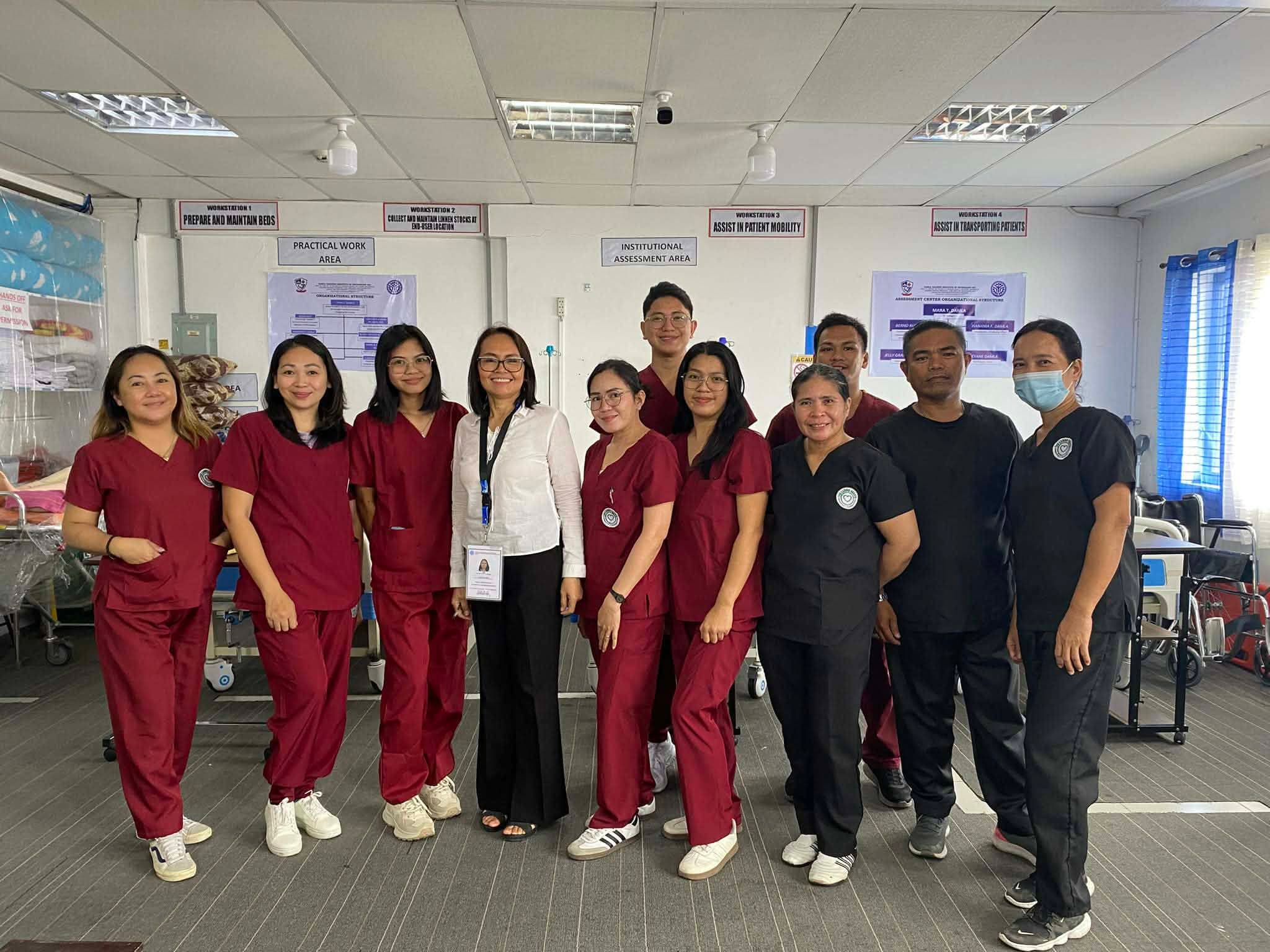 Damla students and staff in training activities